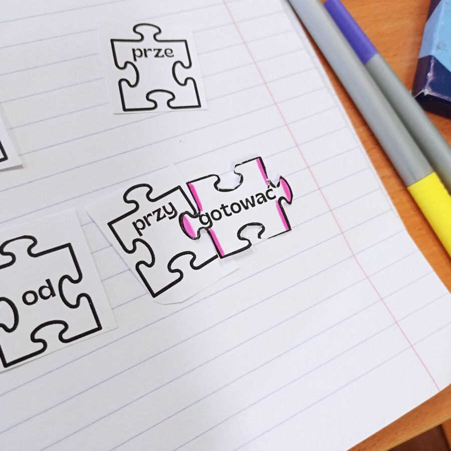 Rodzina wyrazów - puzzle