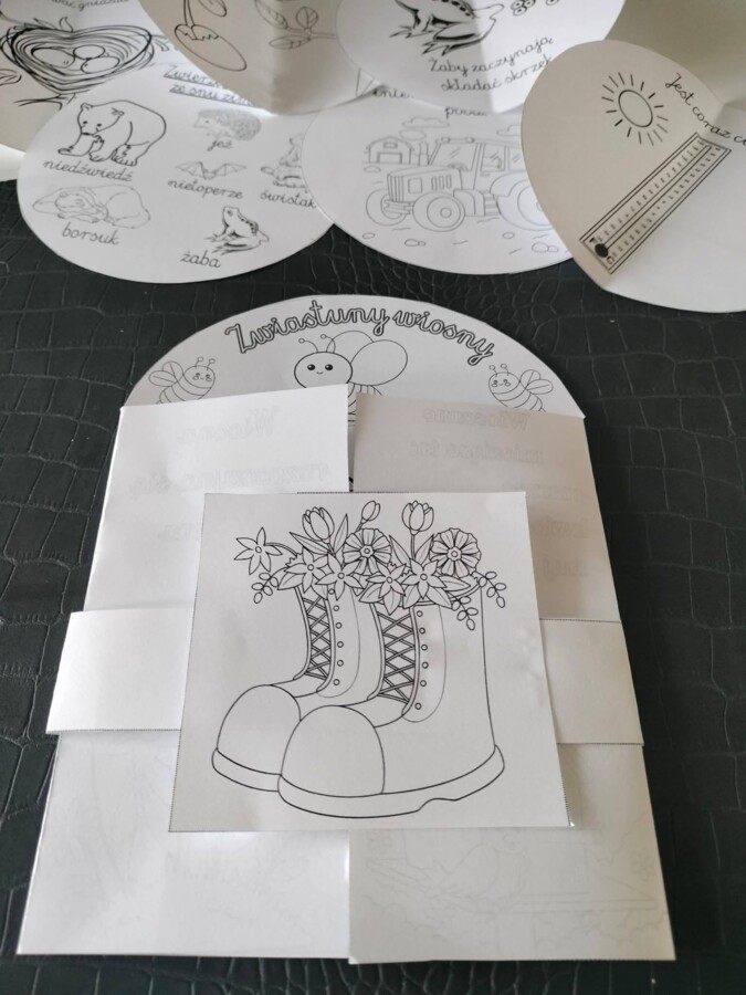 Zwiastuny wiosna- praca techniczno- plastyczna