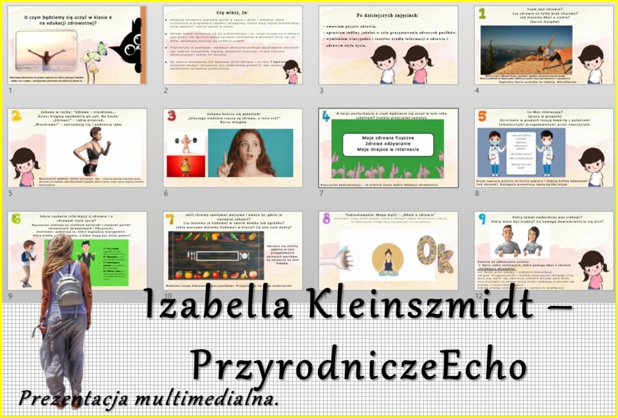 Prezentacja multimedialna w PowerPoint „O czym będziemy się uczyć na zajęciach edukacji zdrowotnej w klasie 4?”. Edukacja zdrowotna. Klasa 4. Dział „Moje zdrowie fizyczne”.