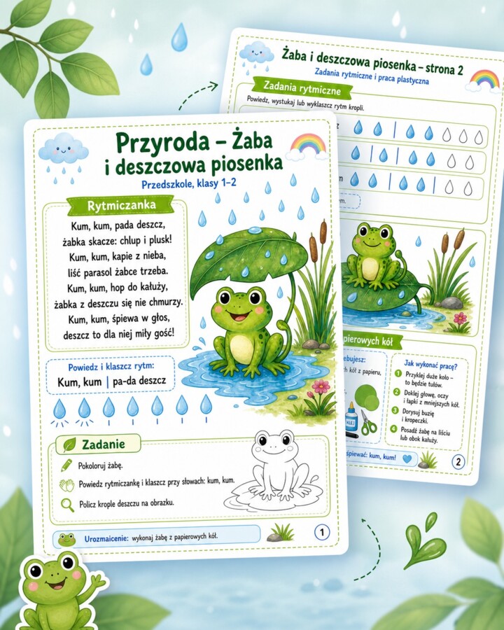 Żaba i deszczowa piosenka
