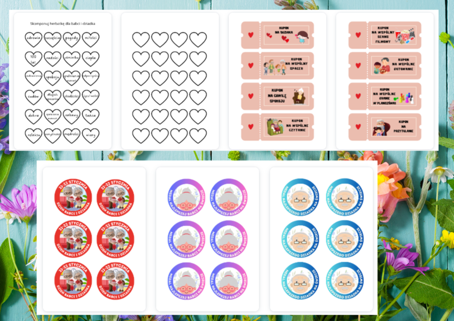 Zestaw materiałów- Dzień Babci i Dziadka