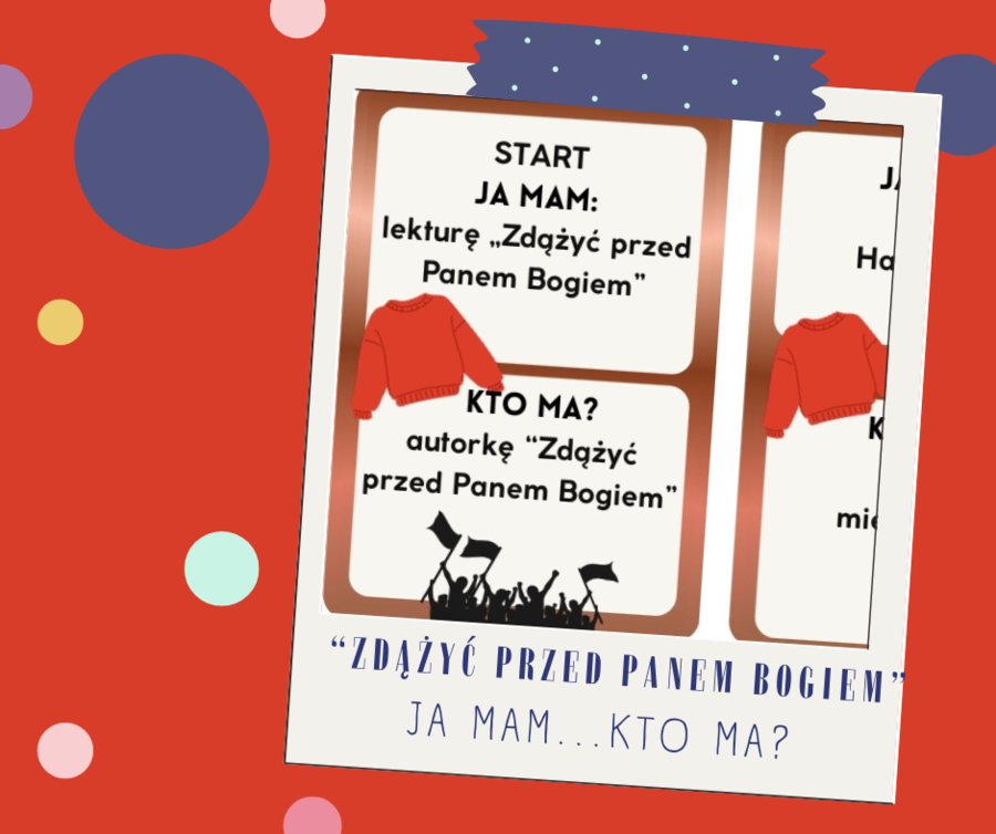 "Zdążyć przed Panem Bogiem" - ja mam... kto ma?