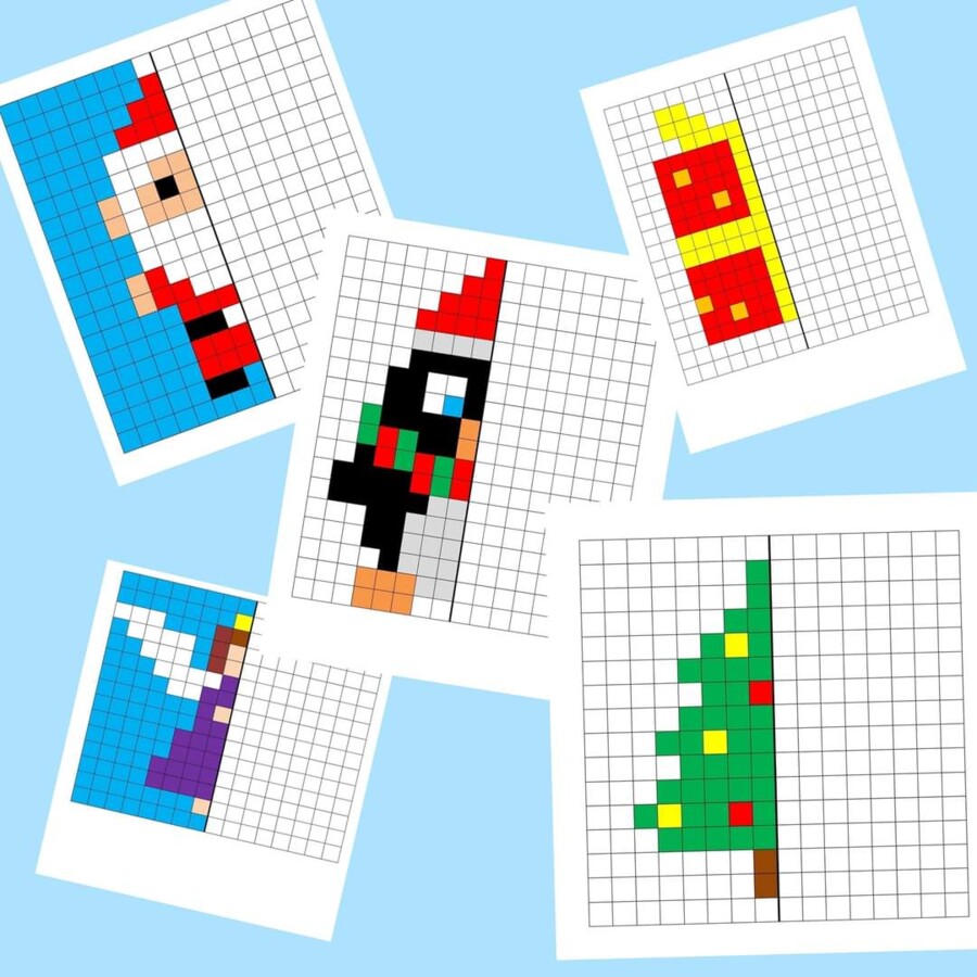 Zimowe kodowanie - lustrzane odbicie