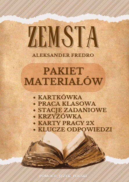 ZEMSTA - pakiet materiałów - 41 stron