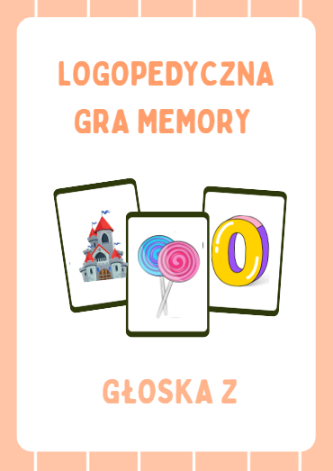Logopedyczna Gra Memory Z – Idealna do Terapii z Dziećmi