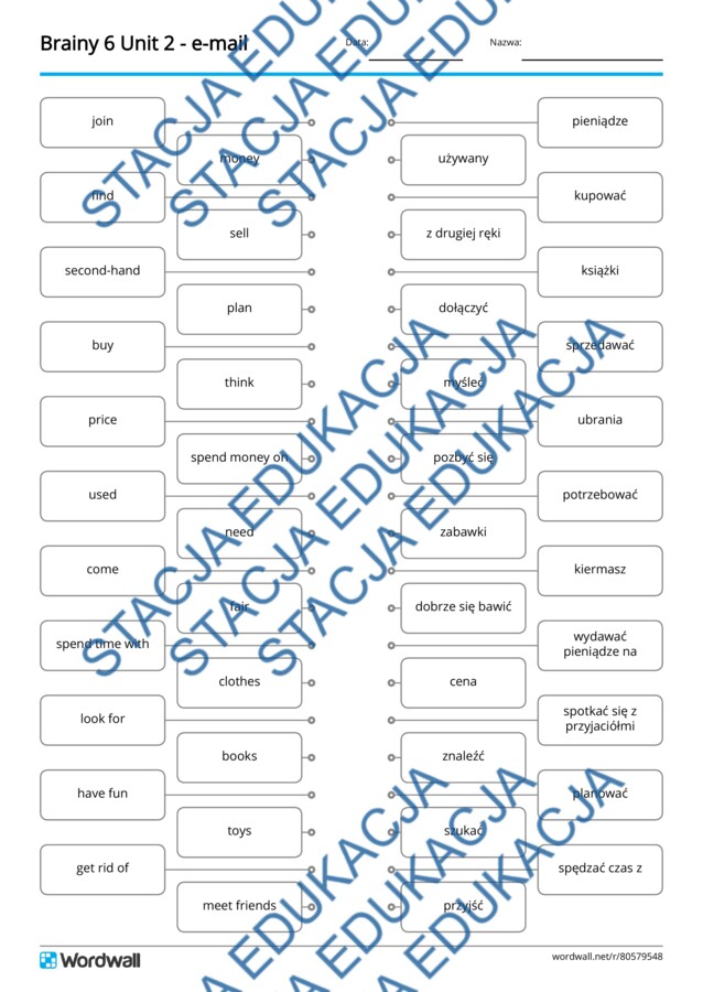 Brainy 6 Unit 2 - krok po kroku: e-mail (14 stron)