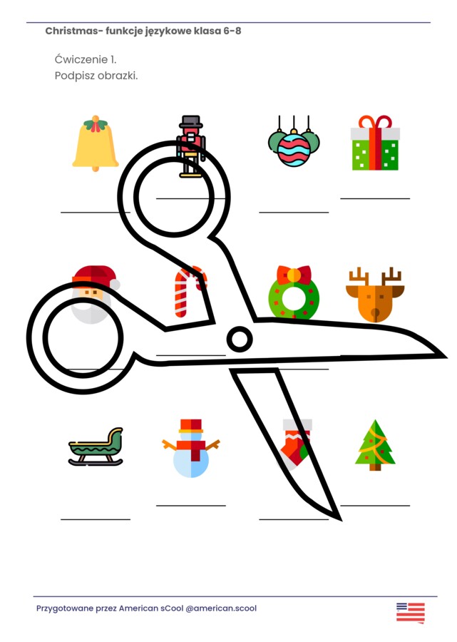 Christmas: Świąteczny workbook - klasa 6-8