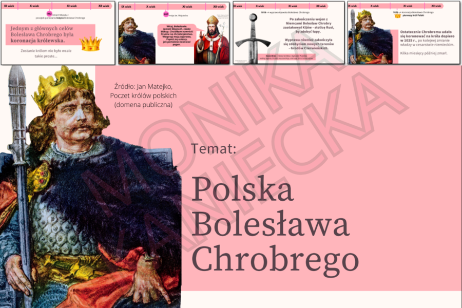 Polska Bolesława Chrobrego - prezentacja historia klasa 5