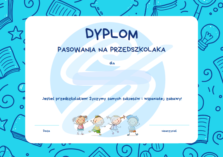 Dyplom Pasowania na Przedszkolaka – Idealny dla Nauczycieli Przedszkola