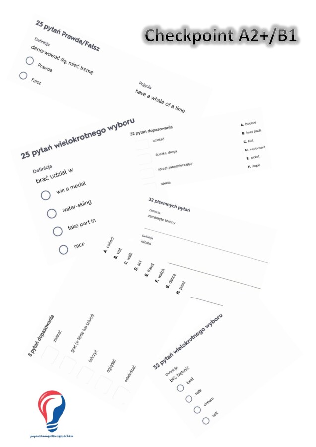 Checkpoint A2+/B1 – Unit 5 – testy