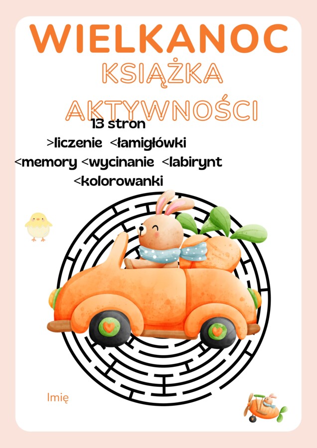 Wielkanoc karty pracy