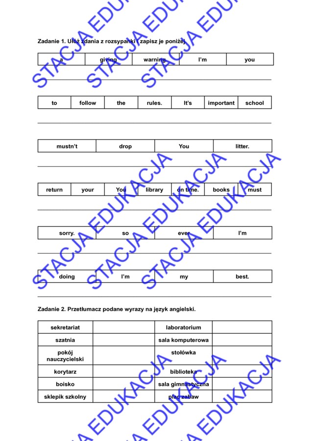 Karta pracy – Brainy 5, Unit 5 (gramatyka) | Zgodna z podręcznikiem Macmillan