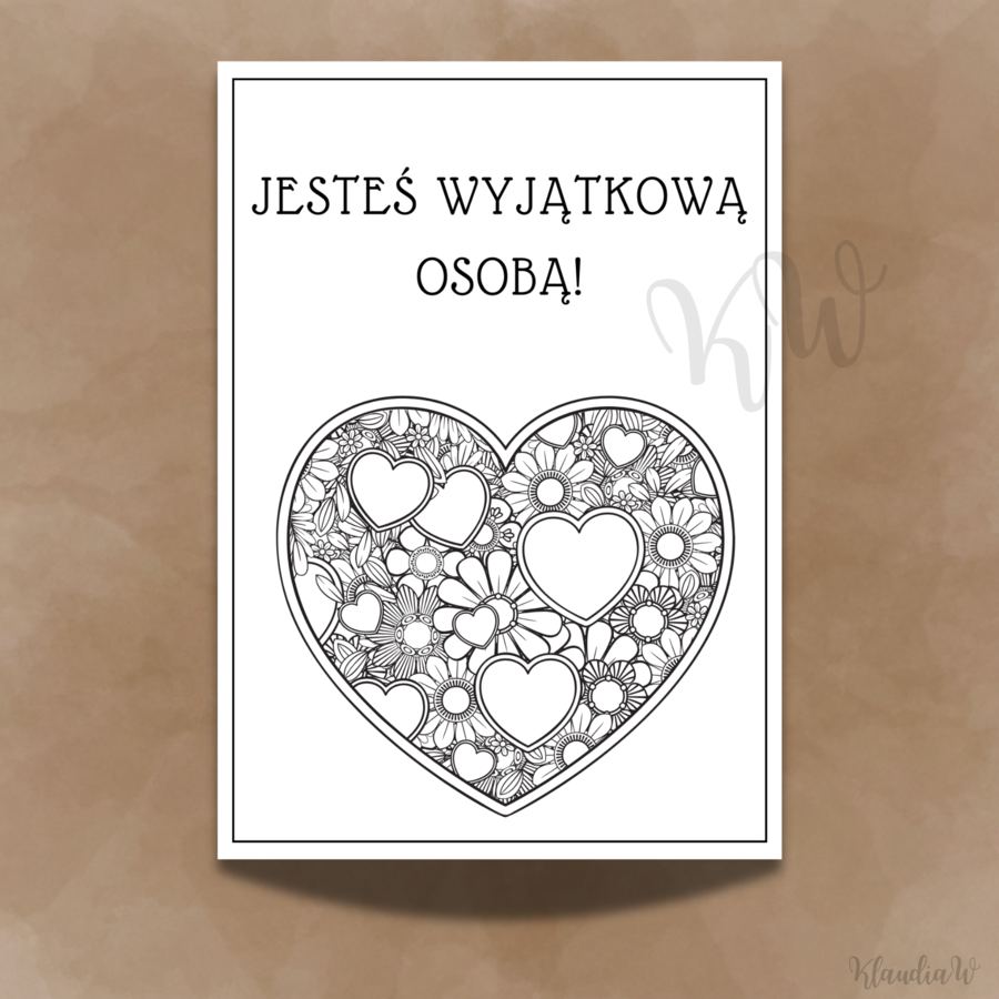 Walentynki - gotowy zestaw materiałów do druku (PDF)