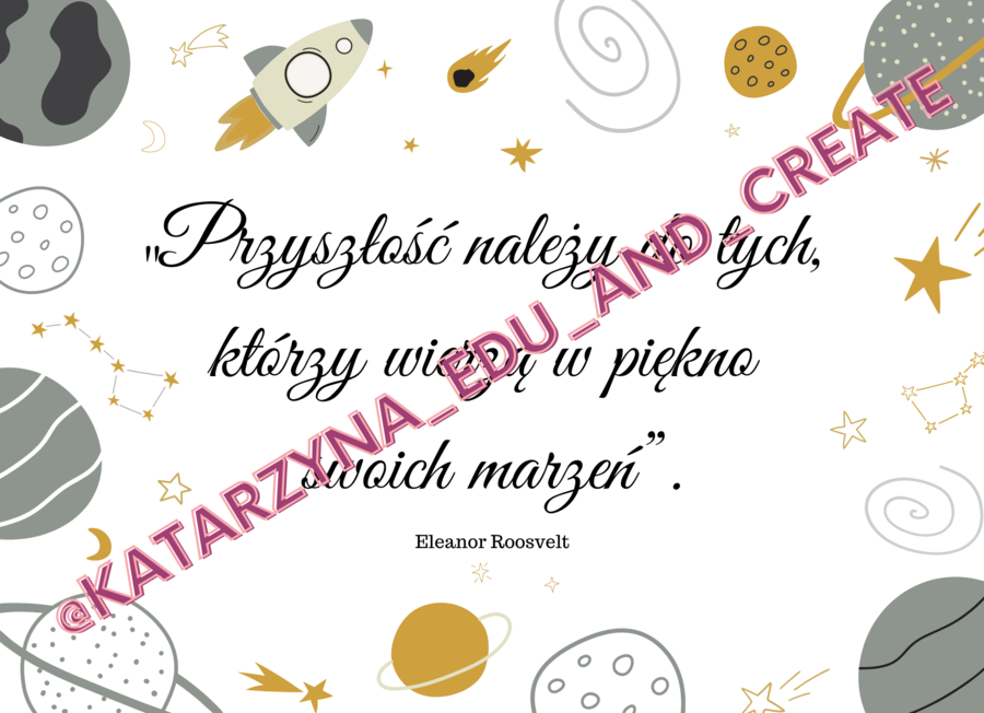 Plakaty-kupony z cytatami - koniec roku szkolnego