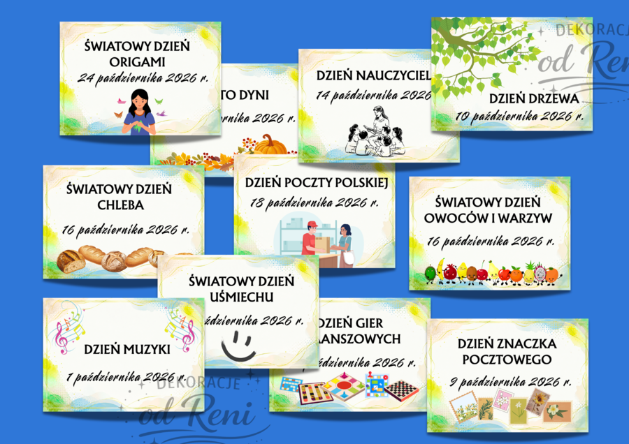 Kalendarz świąt, dni nietypowych i ważnych dat w roku szkolnym 2026/2027  wersja 1