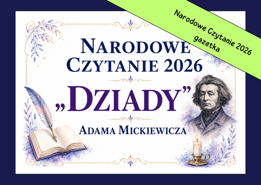 ❤️📖NARODOWE CZYTANIE 2026 - gazetka 1