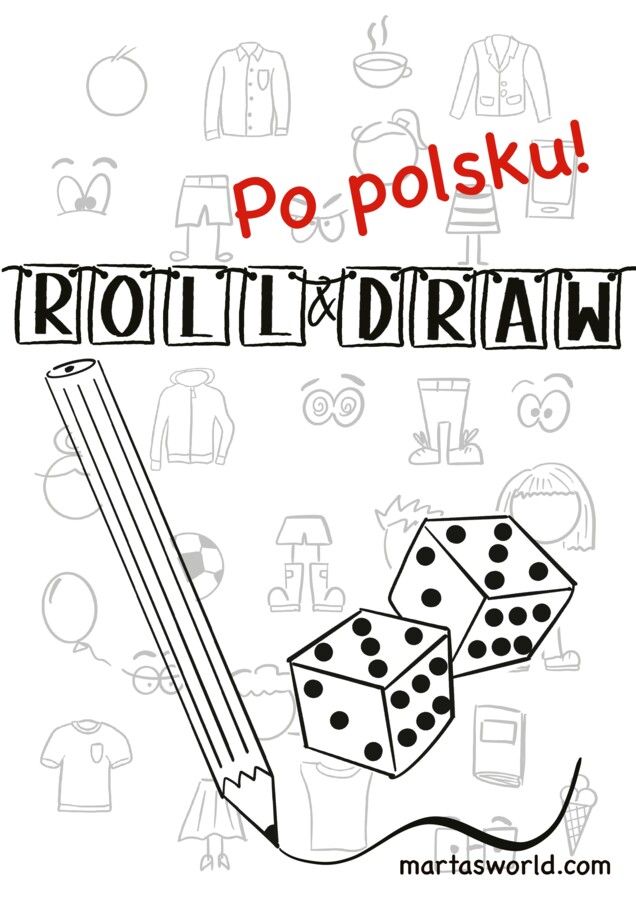 🎲✏️ Rzuć i Rysuj – Kreatywna Gra Rysunkowa! 🎨🧠