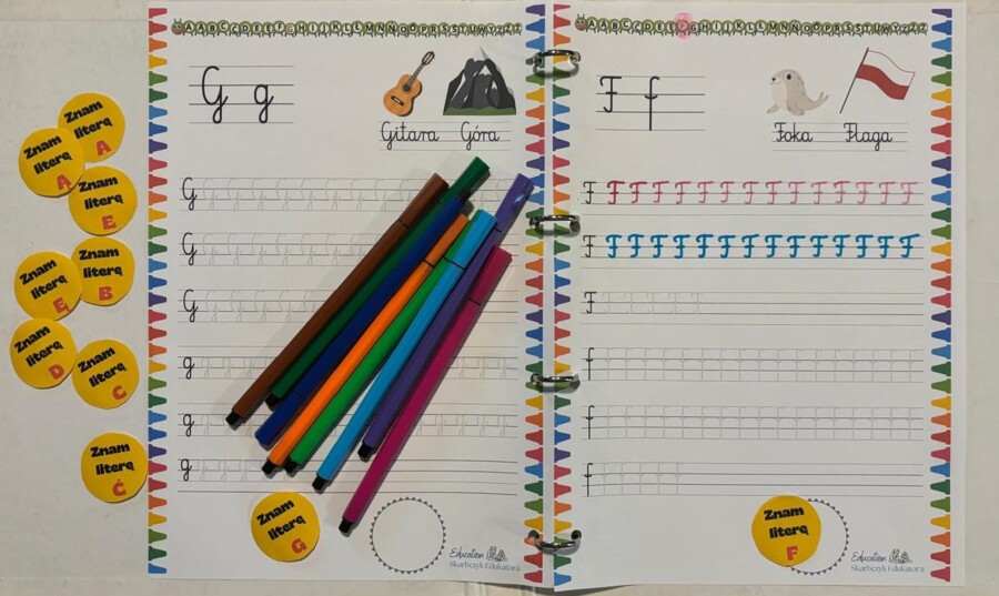 ALFABET - nauka pisania