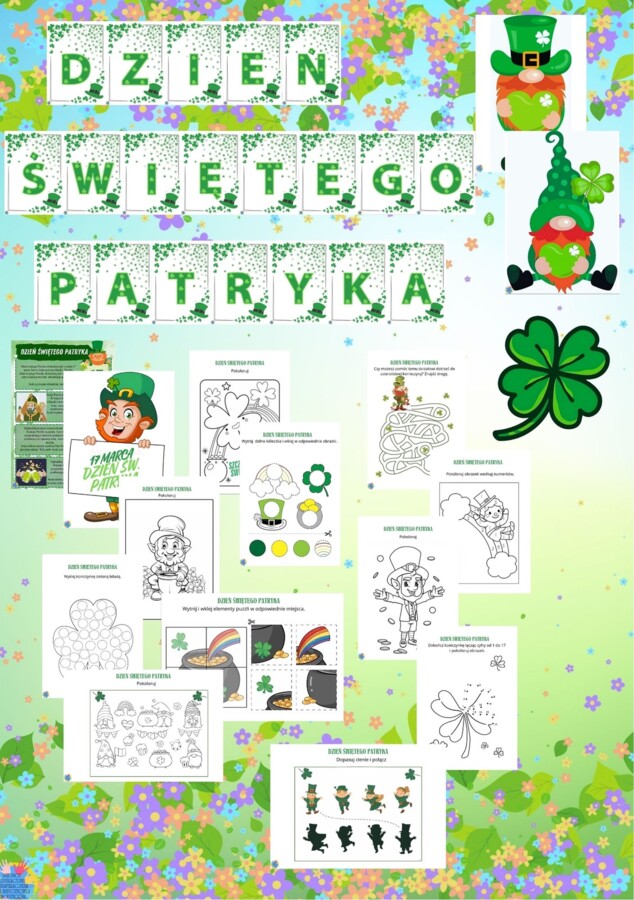 PAKIET MATERIAŁÓW NA MARZEC WEDŁUG KALENDARZA ŚWIĄT I DNI NIETYPOWYCH