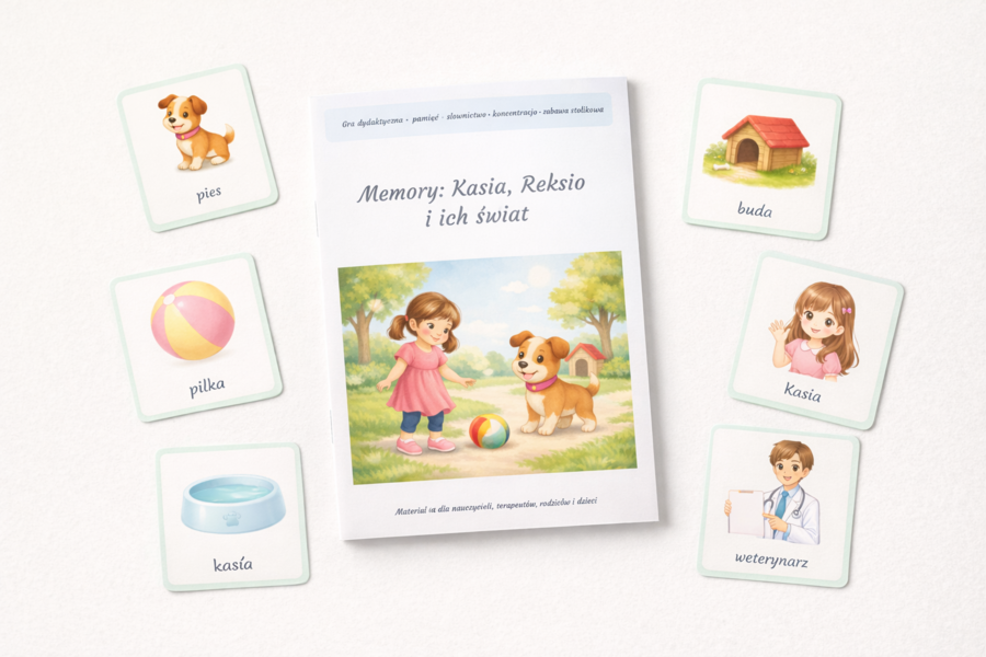 Memory: Kasia, Reksio i ich świat