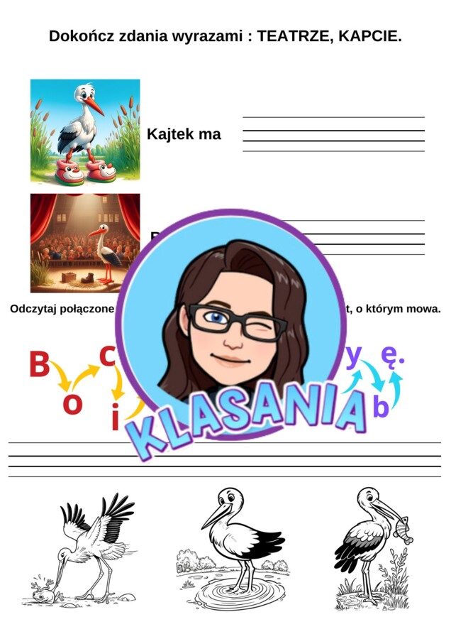 Klasa 1 - dodatkowe karty wspomagające