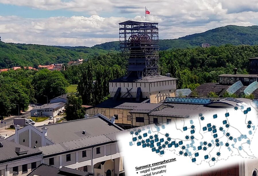 Surowce mineralne Polski - karta pracy