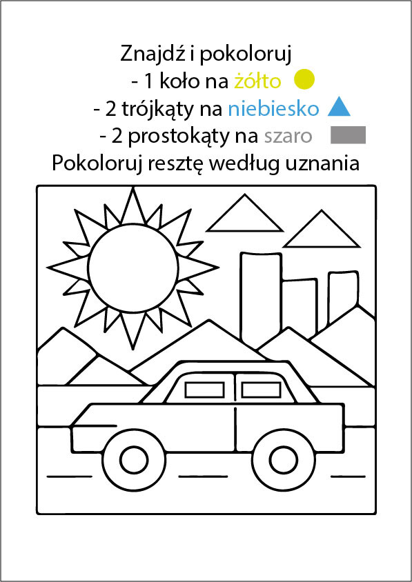Karty Pracy – Kształty | Edukacja Przedszkolna | Do Druku