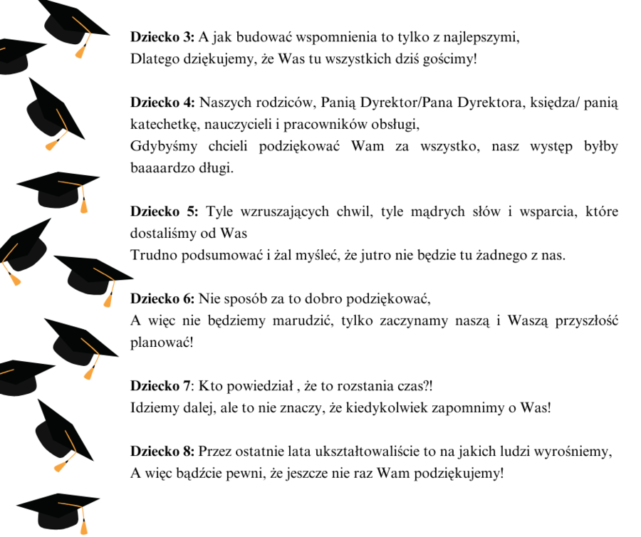 Scenriusz zakończenia roku i pożegnania (przedszkole/ klasa 3) "My się nie rozstajemy!"
