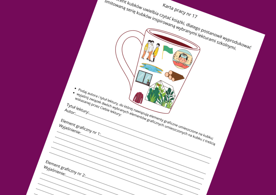 "CHŁOPCY Z PLACU BRONI” – lektury- kl. 4-8 – ikonki – powtórzenie – powtórka – egzamin – karta pracy