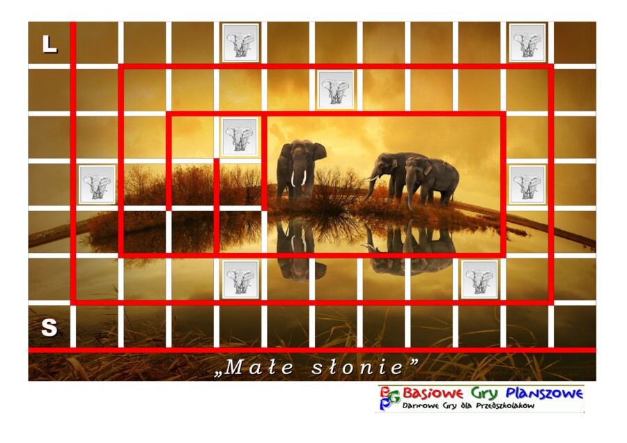 Małe słonie – Gra planszowa
