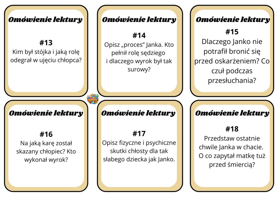 Janko Muzykant - karty z pytaniami