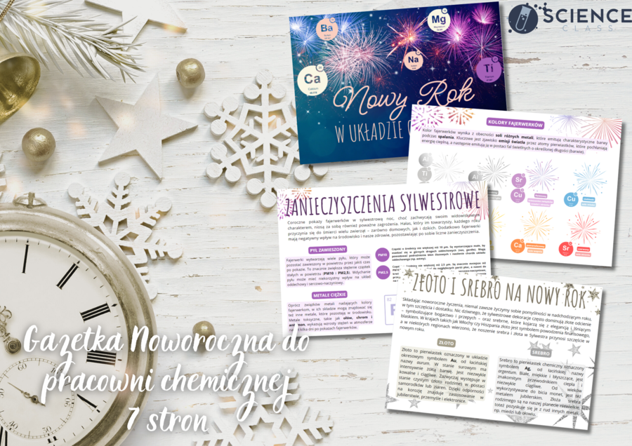 Gazetka Noworoczna do pracowni chemicznej
