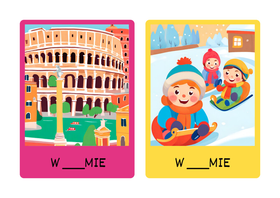 ZESTAW LOGOPEDYCZNY - szereg ciszący i szumiący.