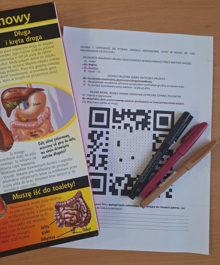 Choroby Układu Oddechowego z wykorzystaniem kodu QR