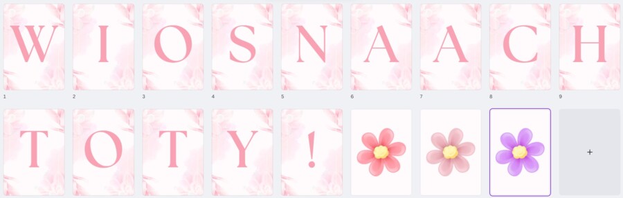 WIOSNA ACH TO TY! -GIRLANDA