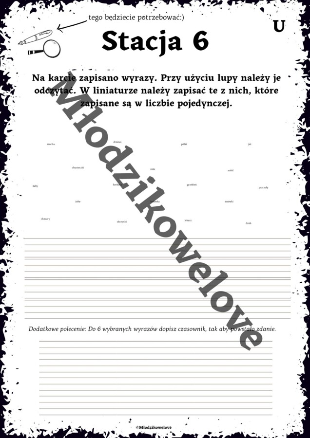 Powtórki nie muszą być nudne- stacje zadaniowe gramatyka