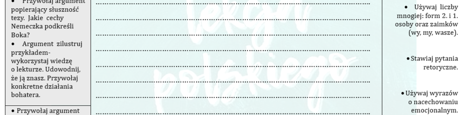 REDAGUJEMY PRZEMÓWIENIE. KROK DRUGI. ZESTAW CWICZEŃ DLA UCZNIÓW KLAS 5-6.