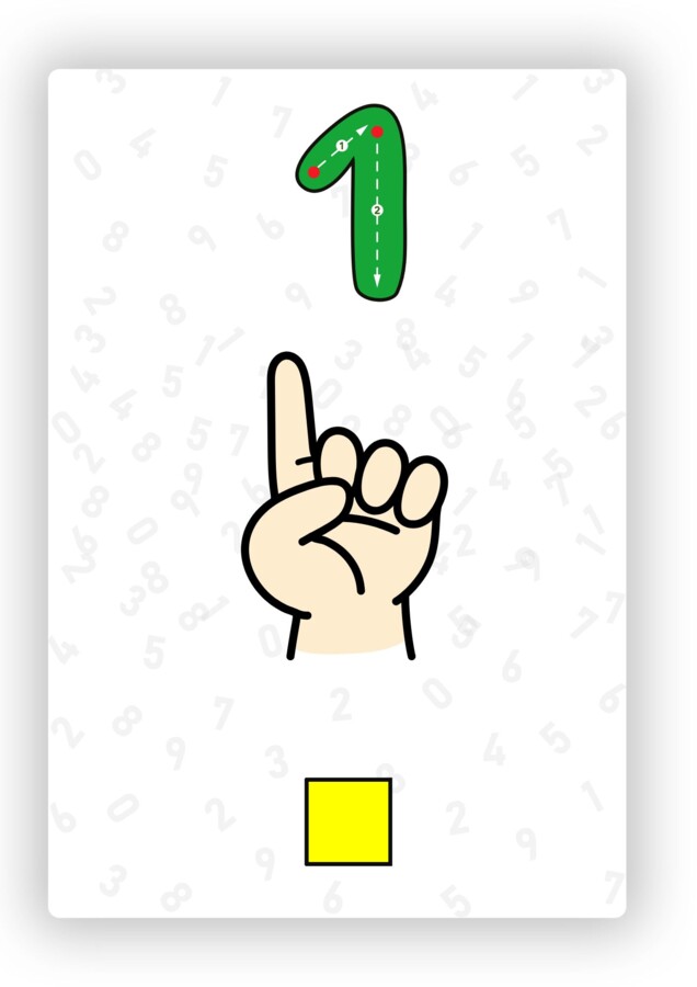 ZESTAW KART - LICZBY 0-10