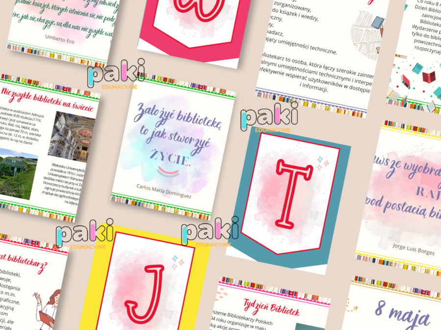 Gazetka do biblioteki / Dzień Bibliotekarza i Bibliotek