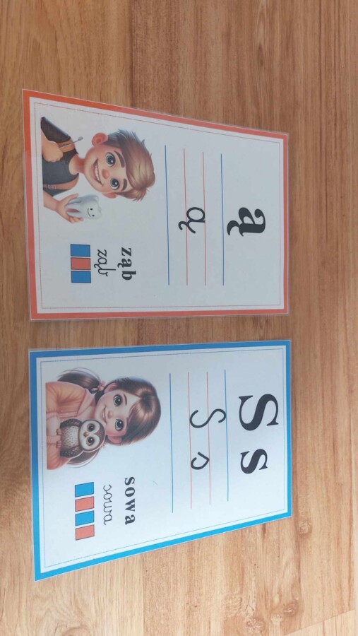 Monografia liter kl. 1/ Plansze demonstracyjne (dwa rozmiary) - pdf