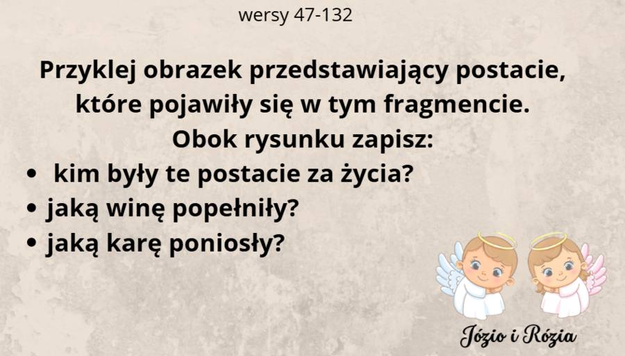 "Dziady", cz. II - prezentacja na lekcje w klasie 7 lub 8
