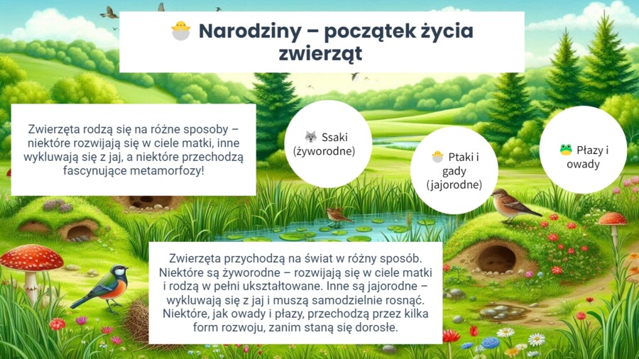 Cykl życia roślin i zwierząt