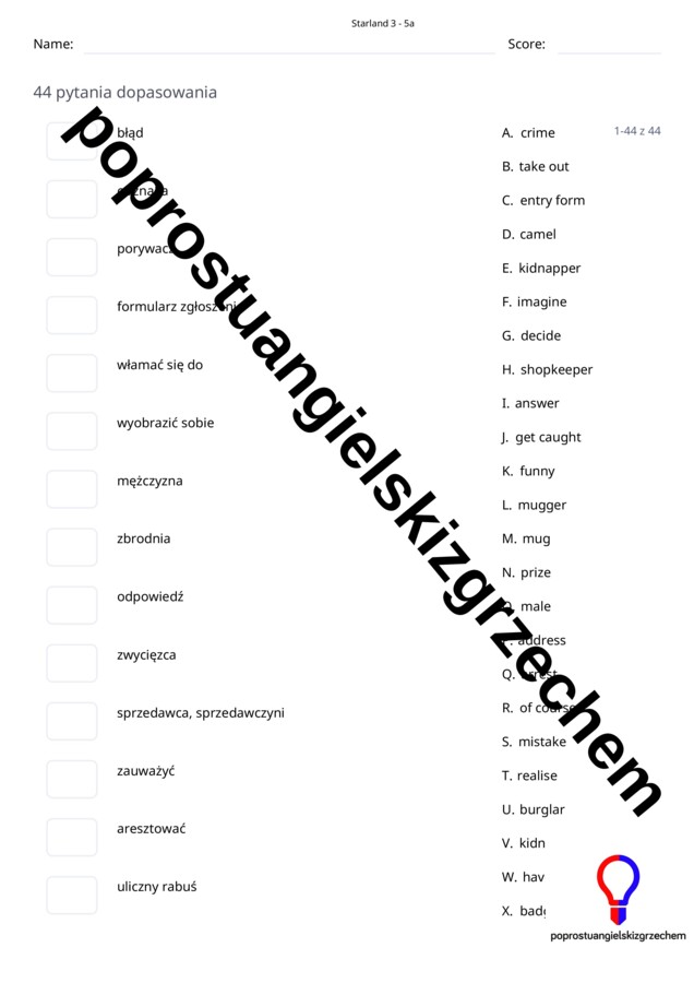 Starland 3 – Module 5 – testy