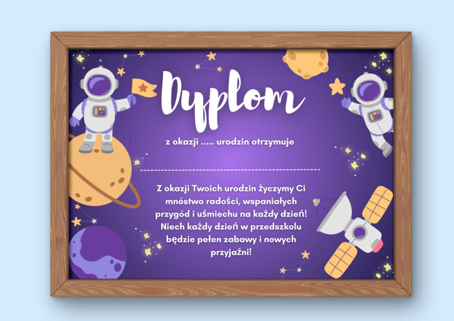 🎂 ZESTAW DYPLOMÓW URODZINOWYCH 🎂