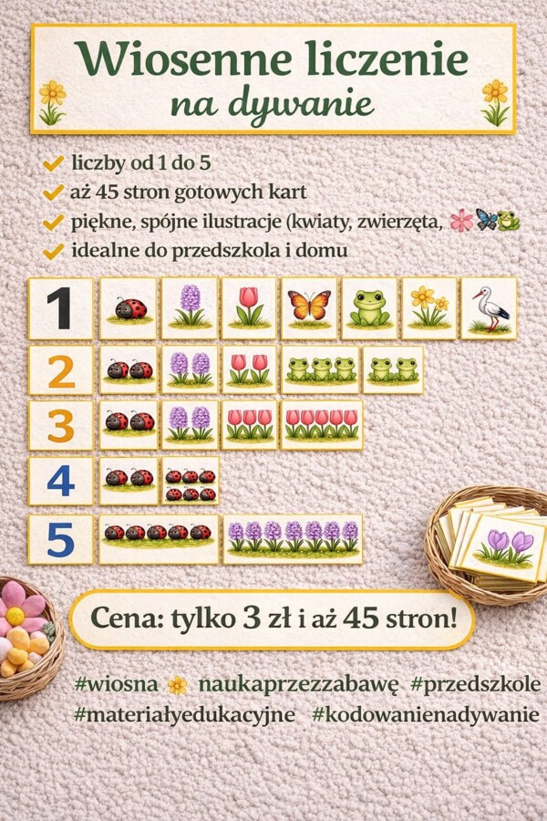 WIOSENNE LICZENIE NA DYWANIE