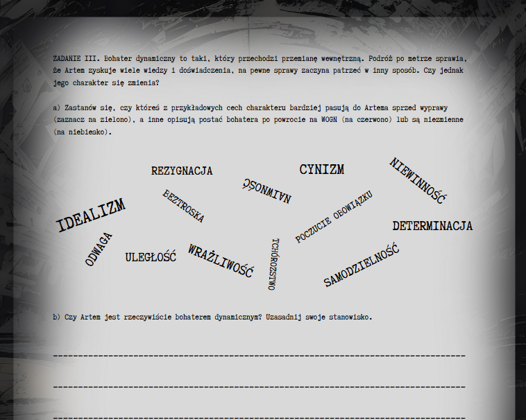 Metro 2033 - Artem - bohater dynamiczny?