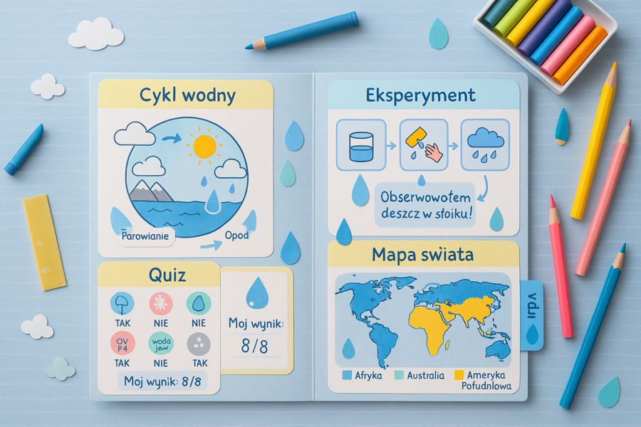 Lapbook „Woda i Deszcz”