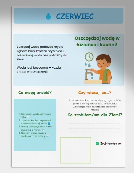 Ekologiczny kalendarz „Zrób to dla Ziemi”