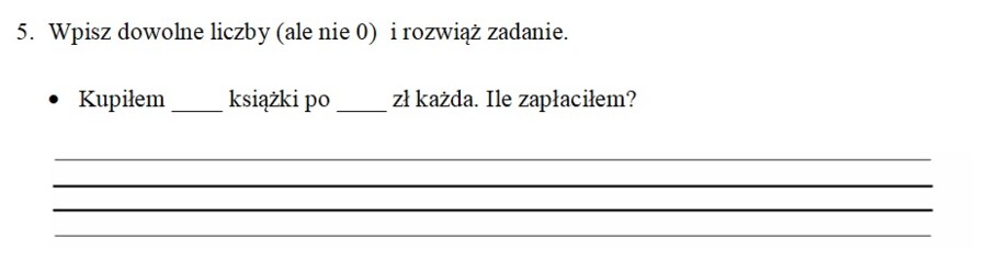 Sprawdzian / diagnoza po klasie 2.