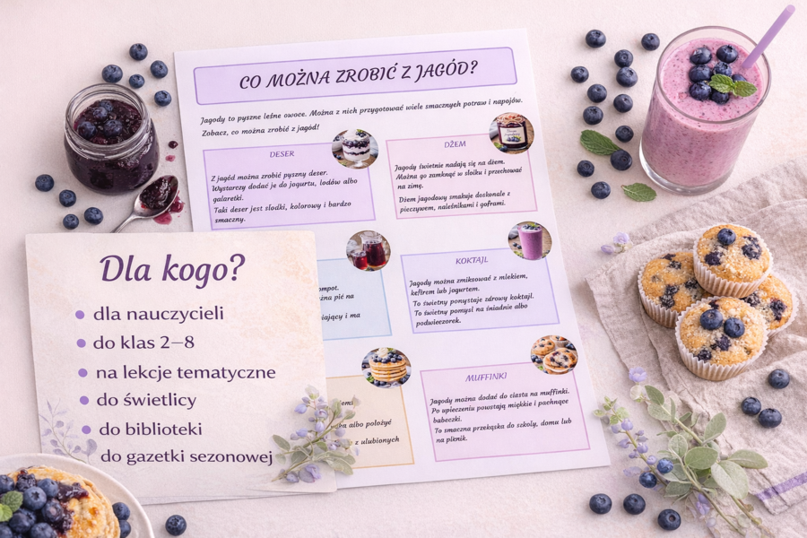 Co można zrobić z jagód? [Infografika]